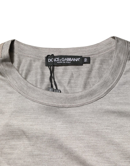 Beige Hazelnut Cotton Shortsleeve Shirt T-shirt