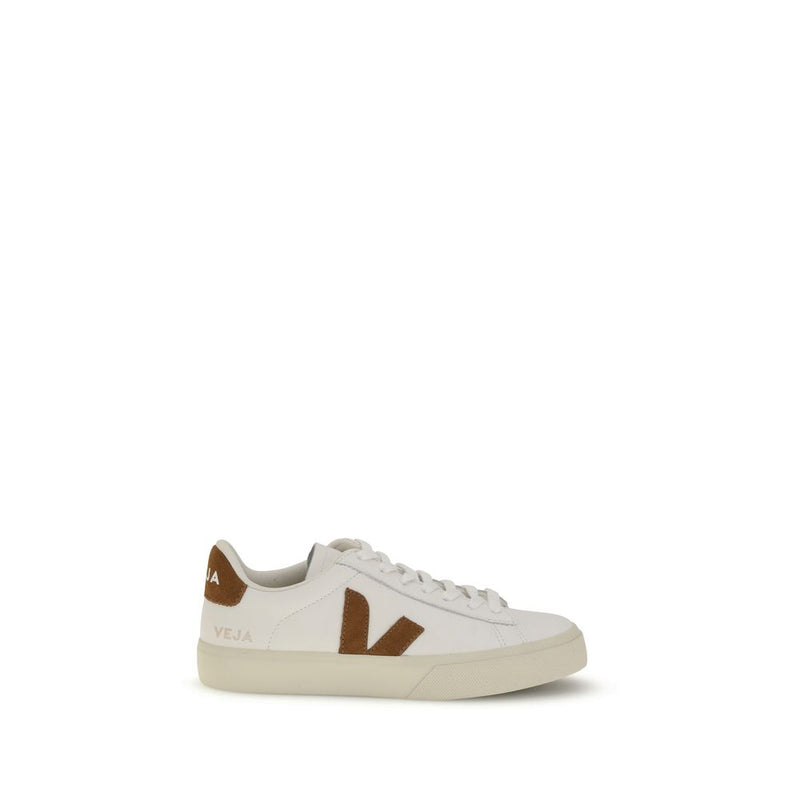 White Leather Low Top Sneakers