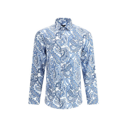 Light Blue Cotton Pattern Shirt