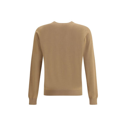 Beige Fleece Wool Sweatshirt