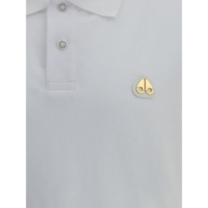 White Cotton Polo Shirt