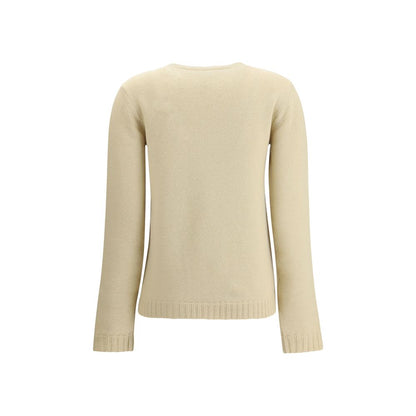 Beige Fleece Wool Sweatshirt