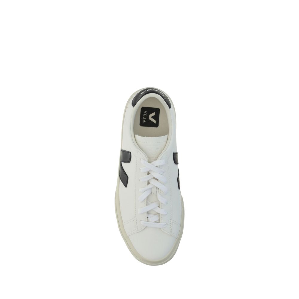 White Calf Leather Bos Taurus Low Top Sneakers