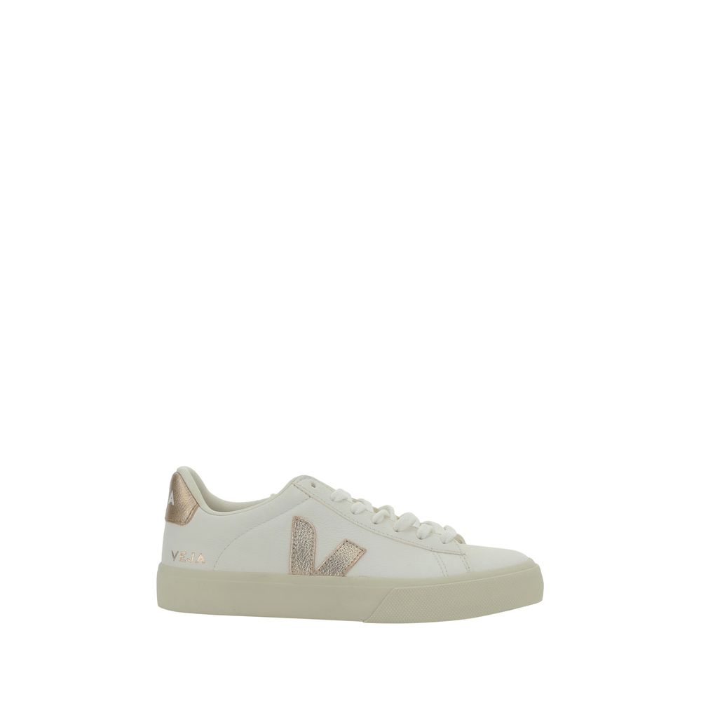 White Calf Leather Bos Taurus Low Top Sneakers
