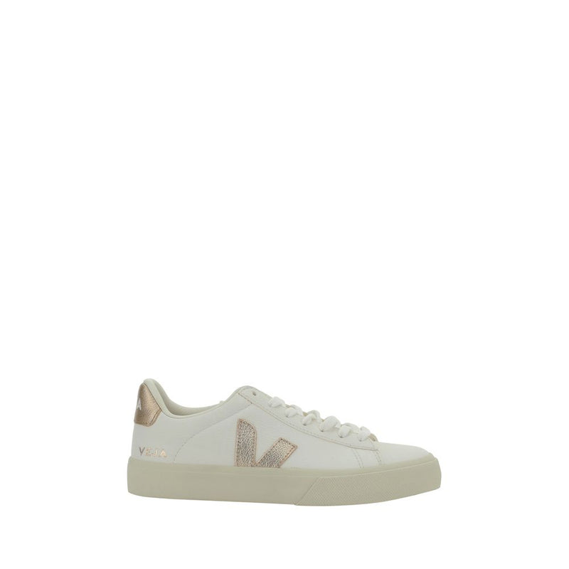 White Calf Leather Bos Taurus Low Top Sneakers