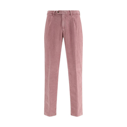 Multicolor Cotton Casual Pants