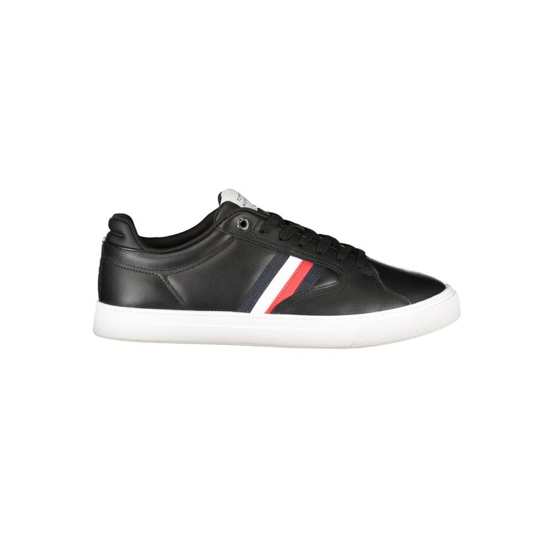 Black Polyester Sneaker
