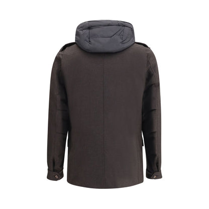 Brown Fleece Wool Coat