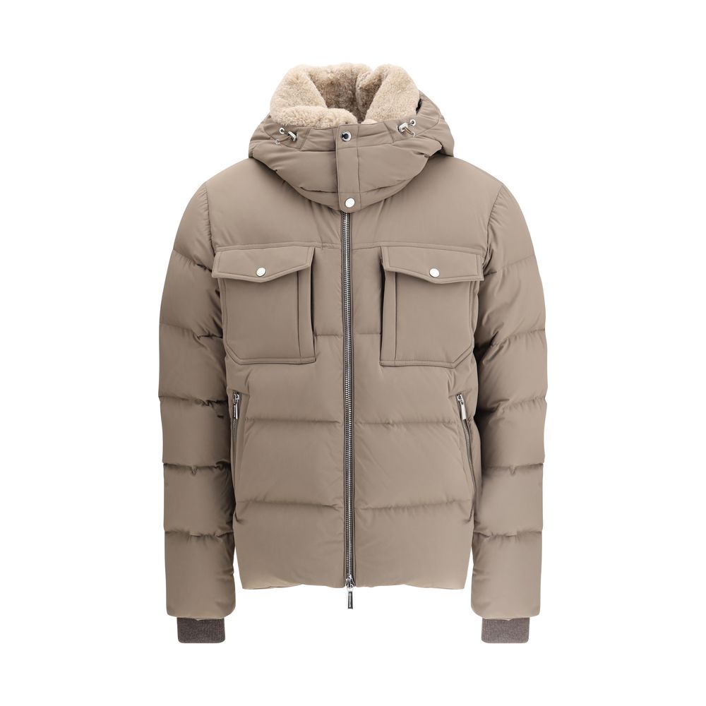 Beige Polyamide Parka