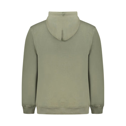 Green Cotton Men Sweater