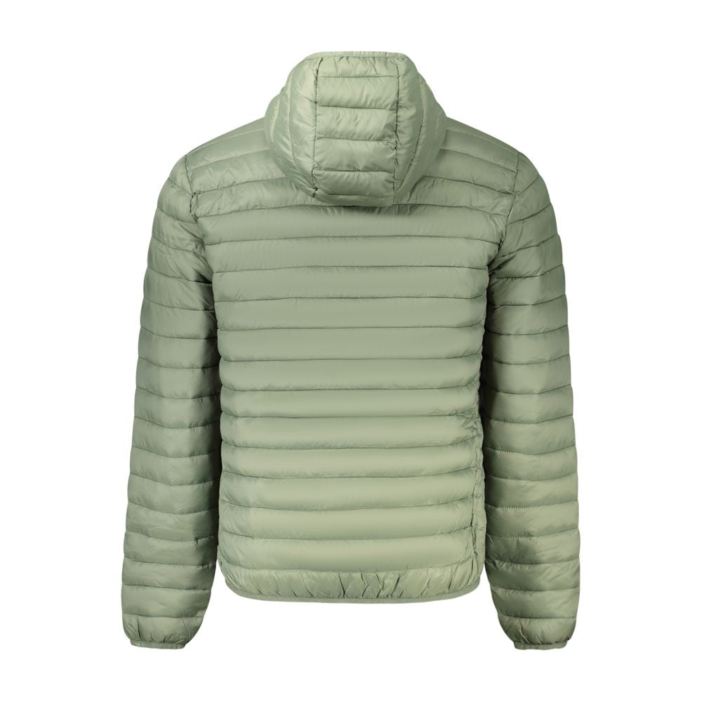 Green Polyester Men's Jacket