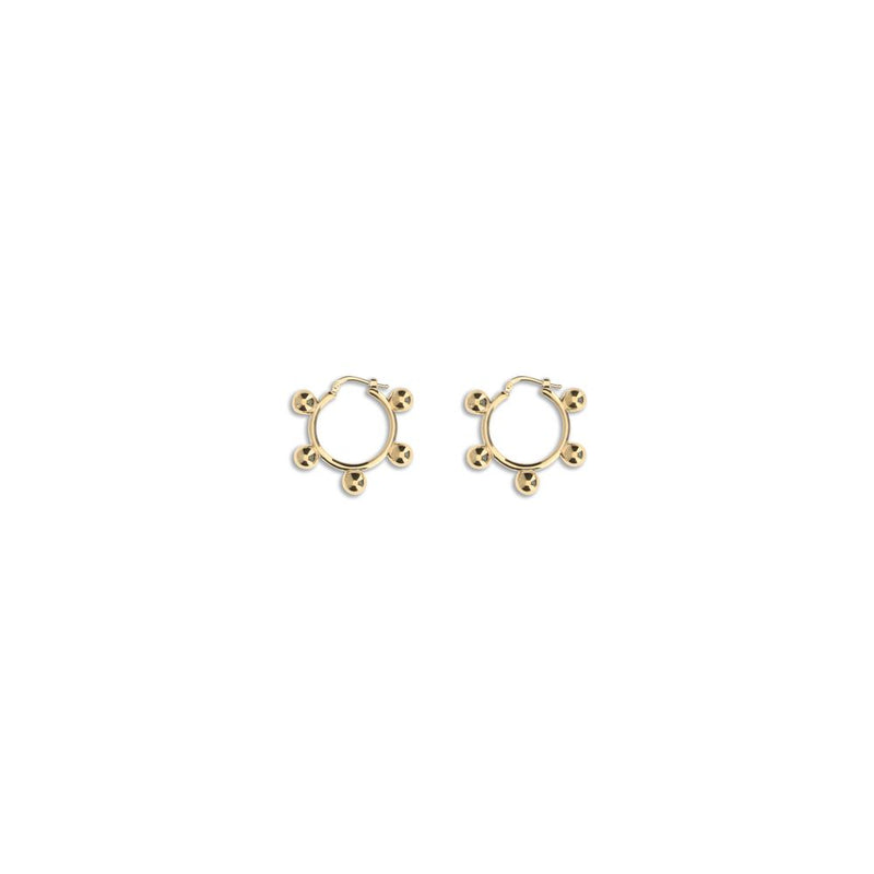 Gold Brass Earrings