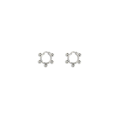 Silver Brass Earrings