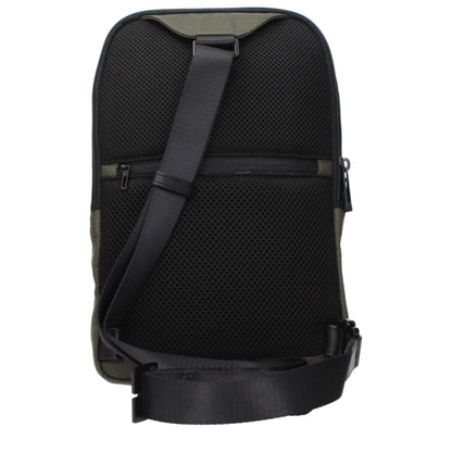 Green Fabric Crossbody Bag