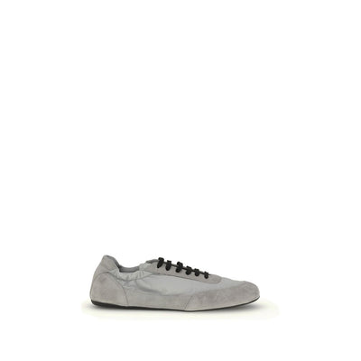 Gray Rubber Athletic Sneakers