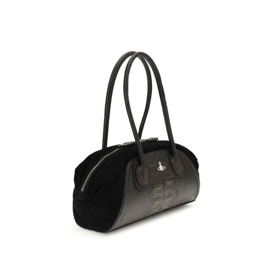 Black Calf Leather Bos Taurus Shoulder Bag