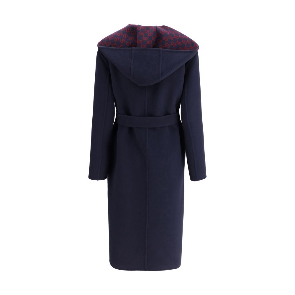 Blue Wool Coat