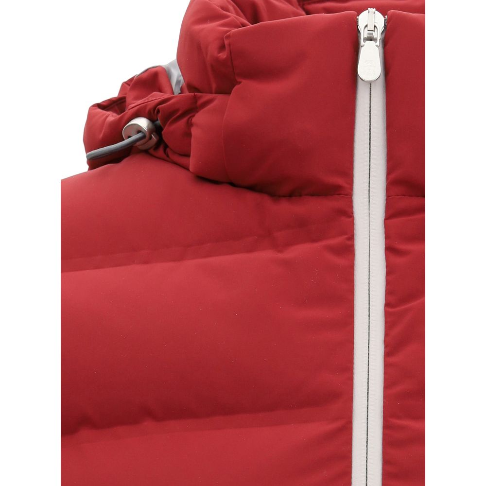 Red Polyester Jackets And Coat