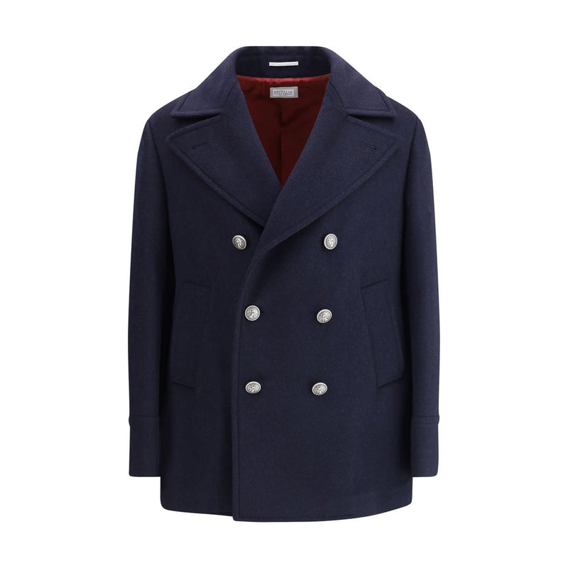 Blue Wool Coat