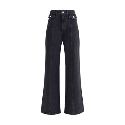 Black Cotton Jeans Denim