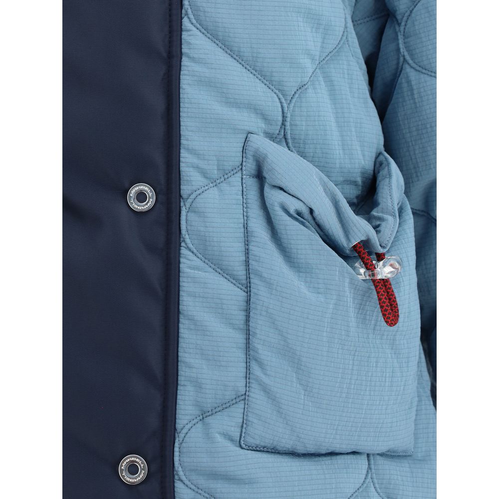 Light Blue Polyamide Coat