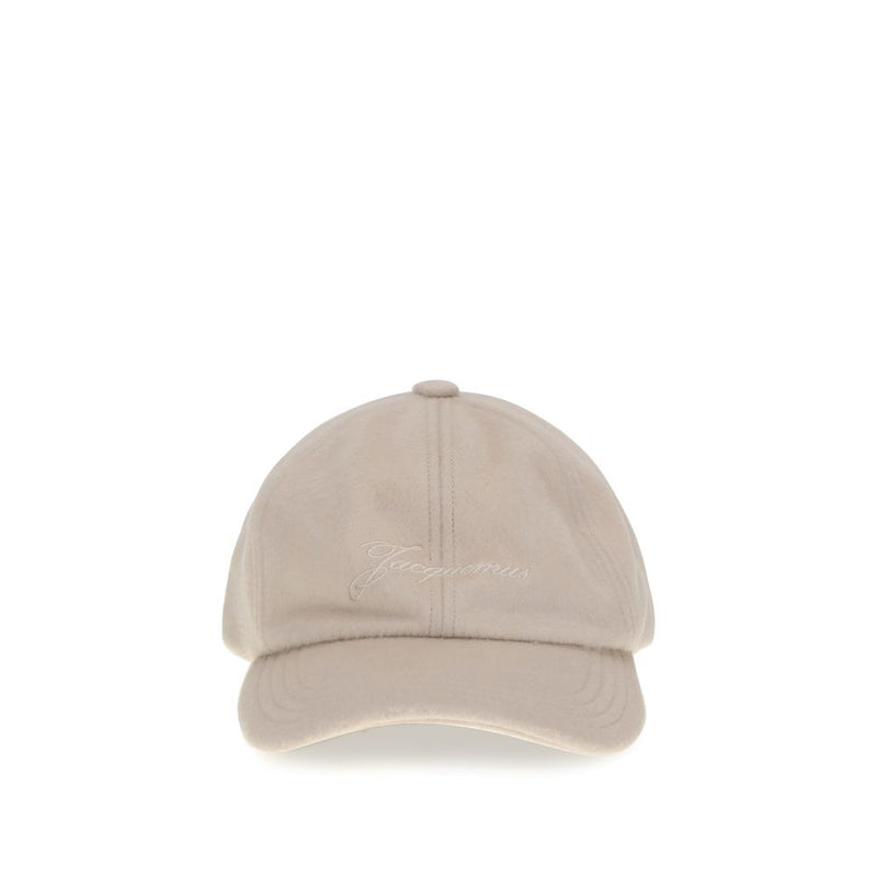 Beige Wool Cap (Baseball Hat)