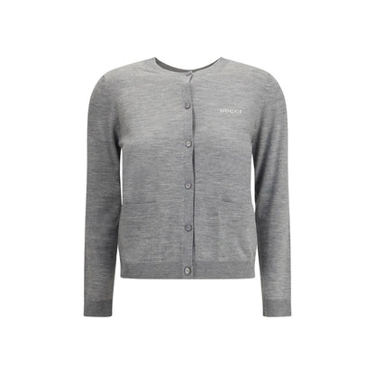 Gray Cashmere Cardigan