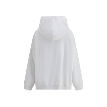 White Cotton Sweatshirt