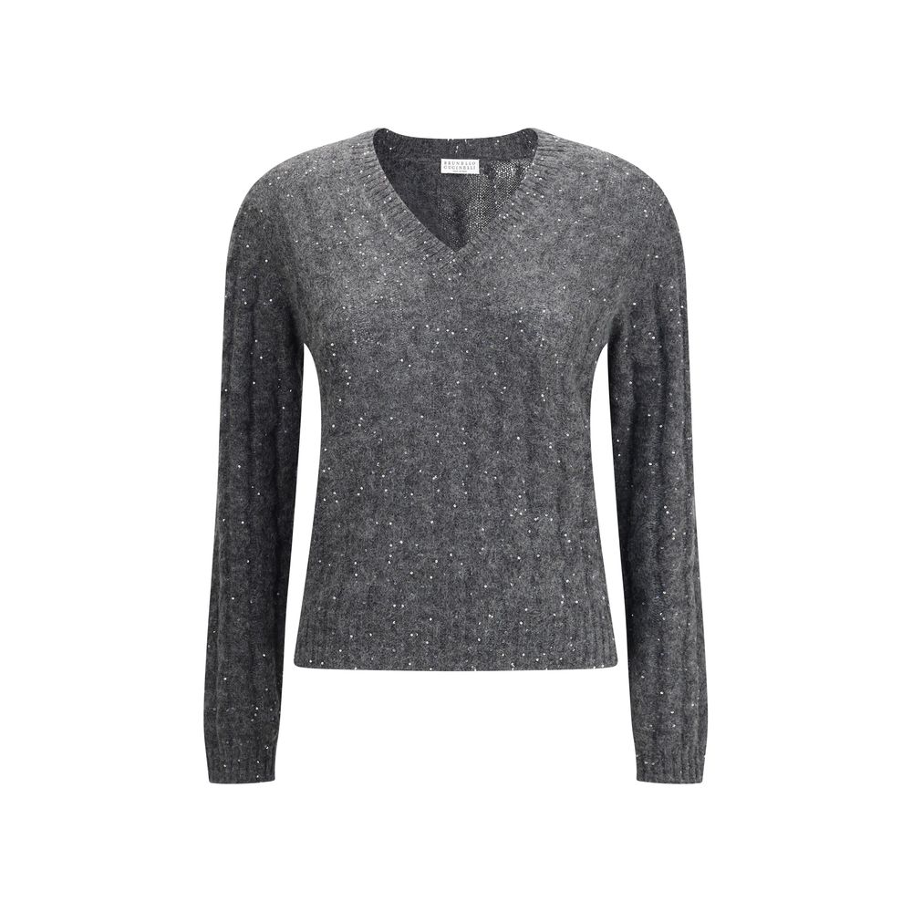 Gray Mohair Sweatshirt
