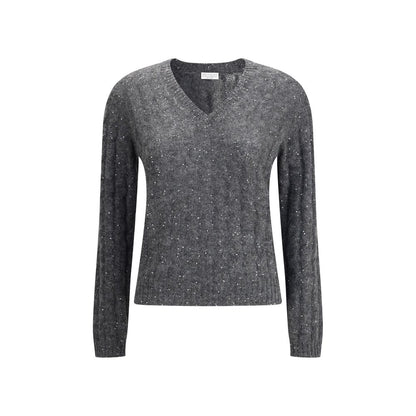 Gray Mohair Sweatshirt