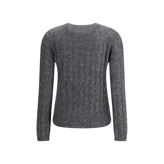 Gray Mohair Sweatshirt