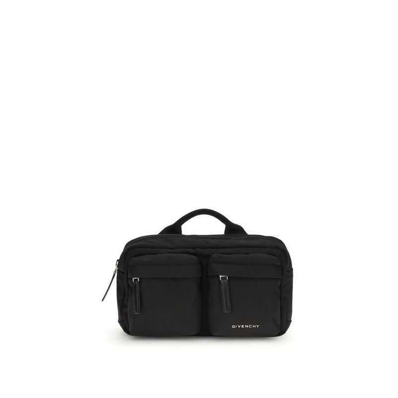 Black Polyamide Shoulder Bag