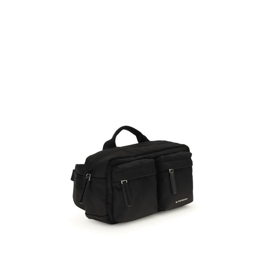 Black Polyamide Shoulder Bag