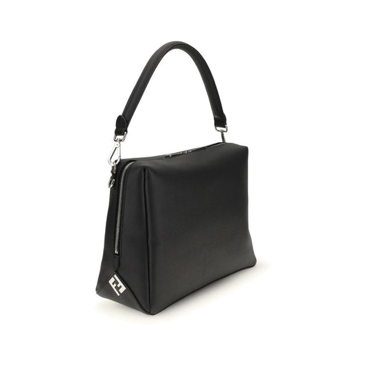 Black Calf Leather Bos Taurus Shoulder Bag