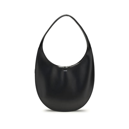 Black Calf Leather Bos Taurus Shoulder Bag