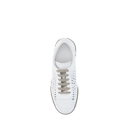 White Lamb Ovis Aries Aries Athletic Sneakers