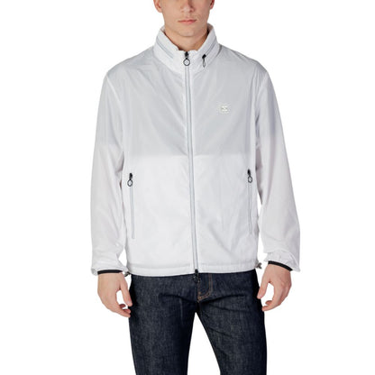 White Polyester Shell Jacket