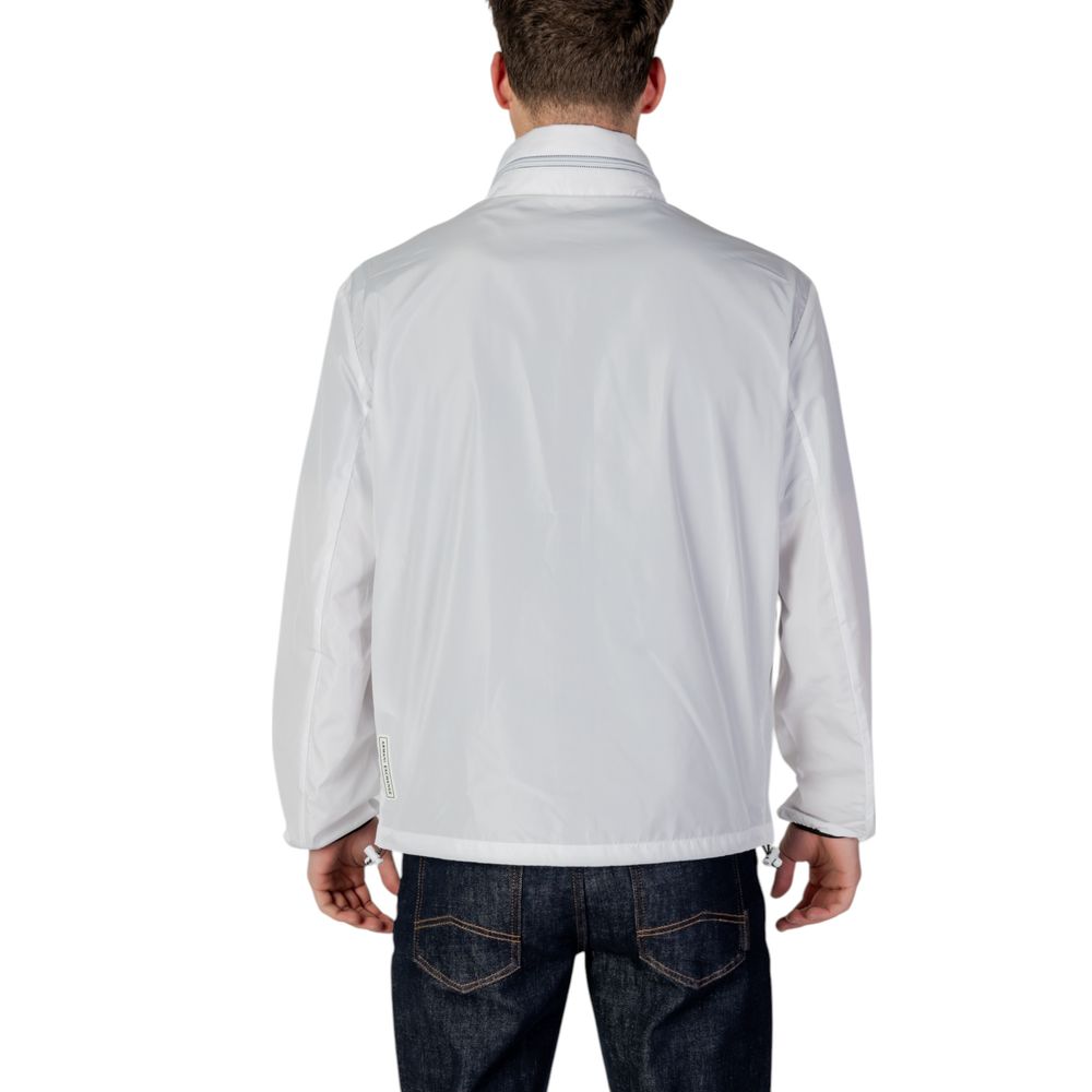 White Polyester Shell Jacket