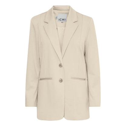 Beige Recycled Polyester Blazer