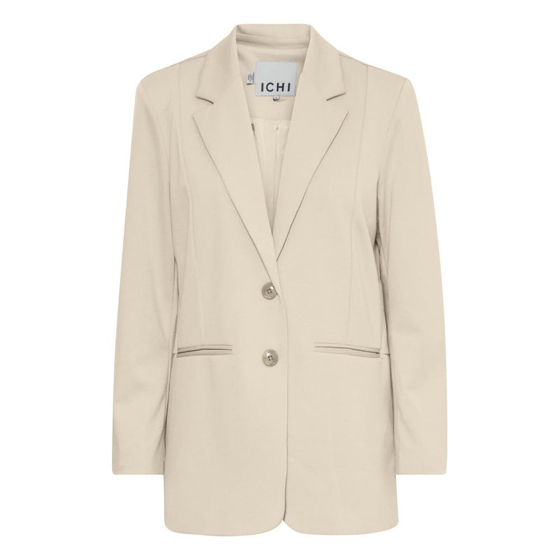 Beige Recycled Polyester Blazer