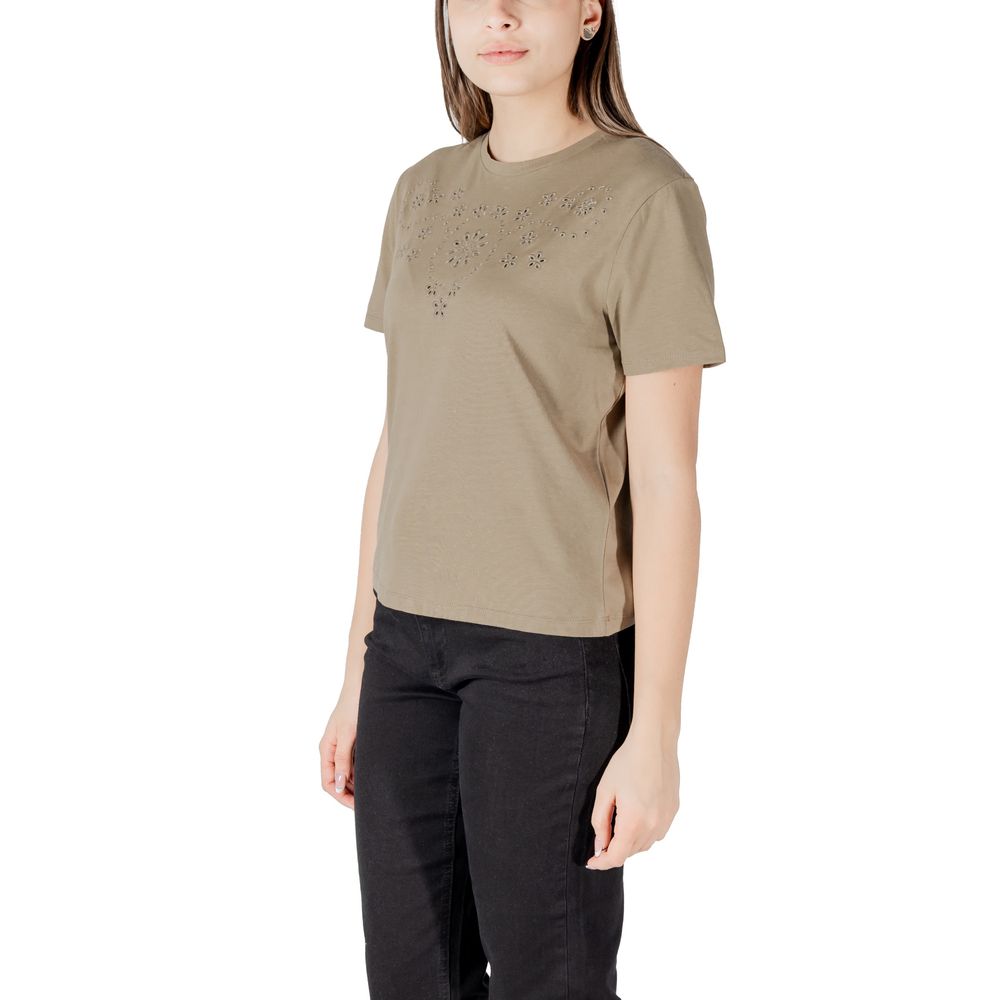 Bicolor Cotton T-Shirt