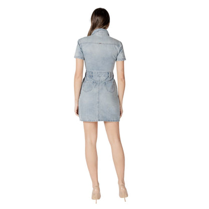 Blue Cotton Midi