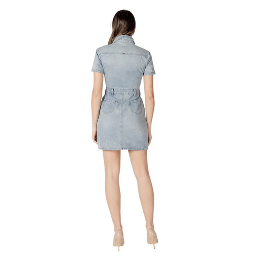 Blue Cotton Midi