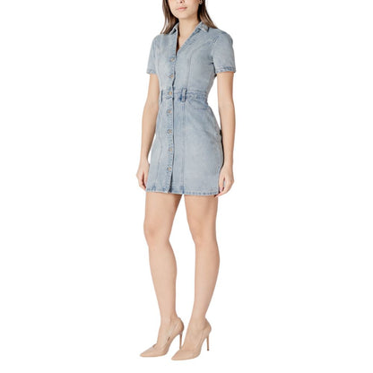 Blue Cotton Midi
