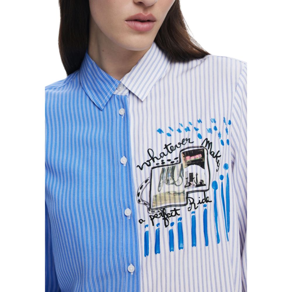 Light Blue Viscose Shirt