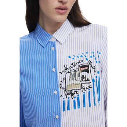 Light Blue Viscose Shirt