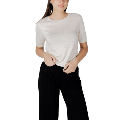 Beige Viscose Sweatshirt