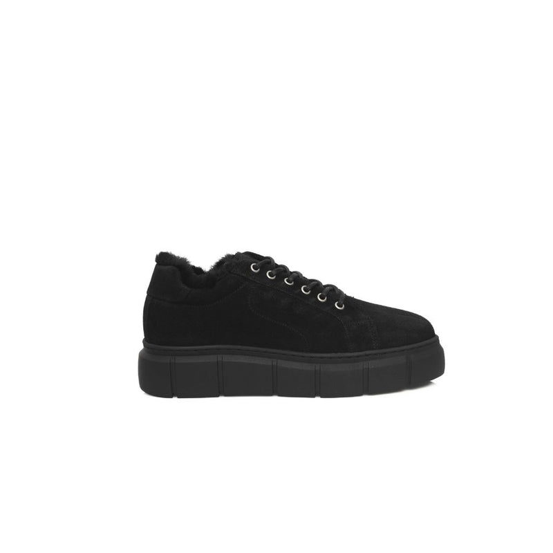 Black Calfskin Women Sneaker