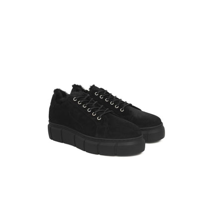 Black Calfskin Women Sneaker