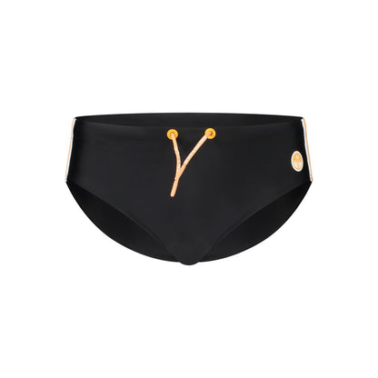 Black Elastane Swimwear